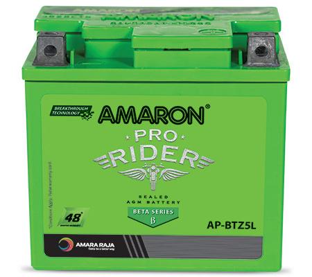 AMARON PRO Bike Rider 2 Wheeler Battery - APBTZ5L (ABR-PR-APBTZ5L)